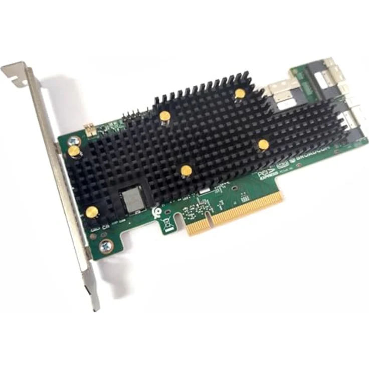 Broadcom BCM HBA 9600-24i SAS/SATA/NVMe, Schnittstellenkarte mit langer Haltbarkeit – Bild 2