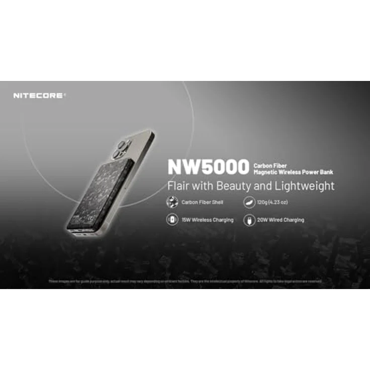 Nitecore NW5000, Magnetische kabellose Powerbank – Bild 2