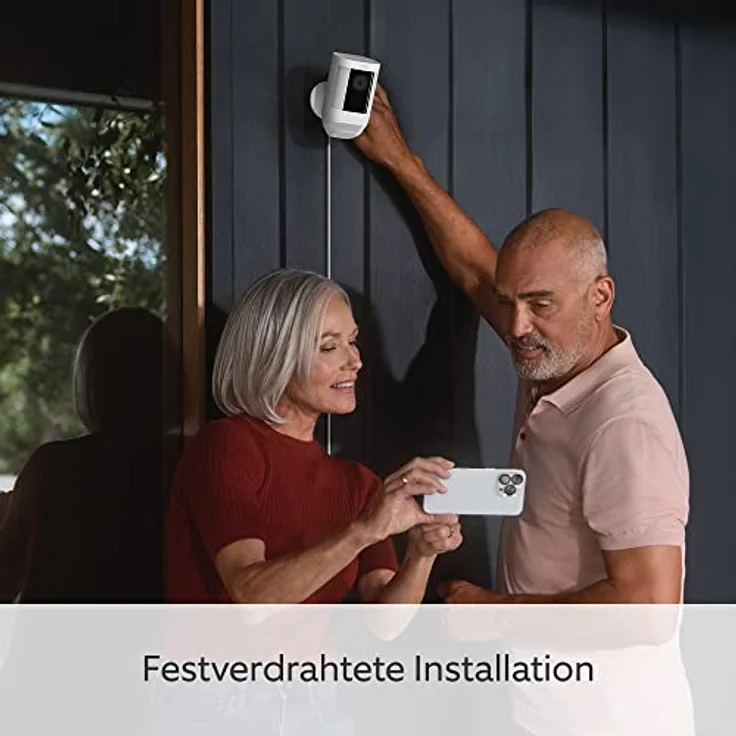 Ring Spotlight Kamera Pro Kabel (Spotlight Cam Pro Wired)| Überwachungskamera aussen mit HDR-Video, WLAN, Bewegungserfassung, Alexa-kompatibel | Festverdrahtete Sicherheitskamera mit LED & Sirene, schwarz – Bild 5