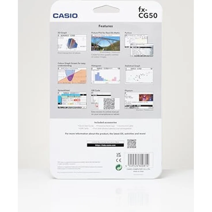 Casio FX-CG50-S-UH Grafiktaschenrechner Taschenrechner – Bild 9