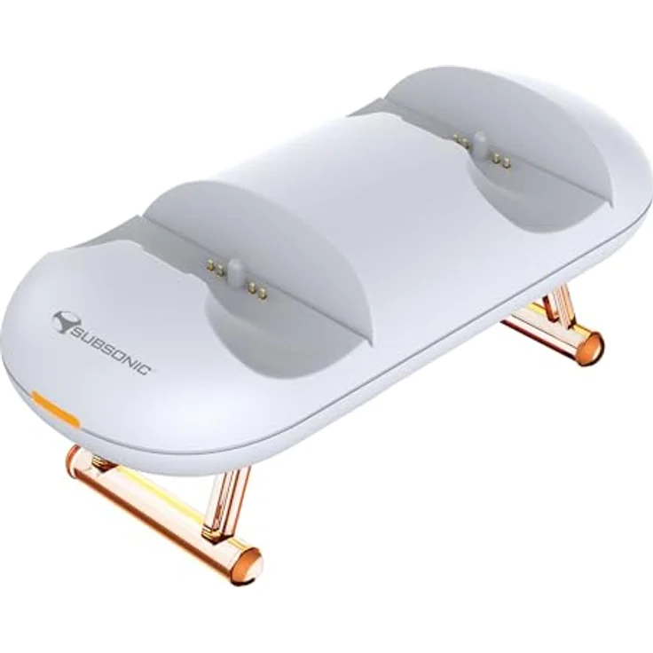 SUBSONIC PS5 Controller Ladegerät, kompakte Ladestation für Dualsense Controller mit intelligentem Schutz, inkl. USB-C Kabel, schwarz – Bild 5