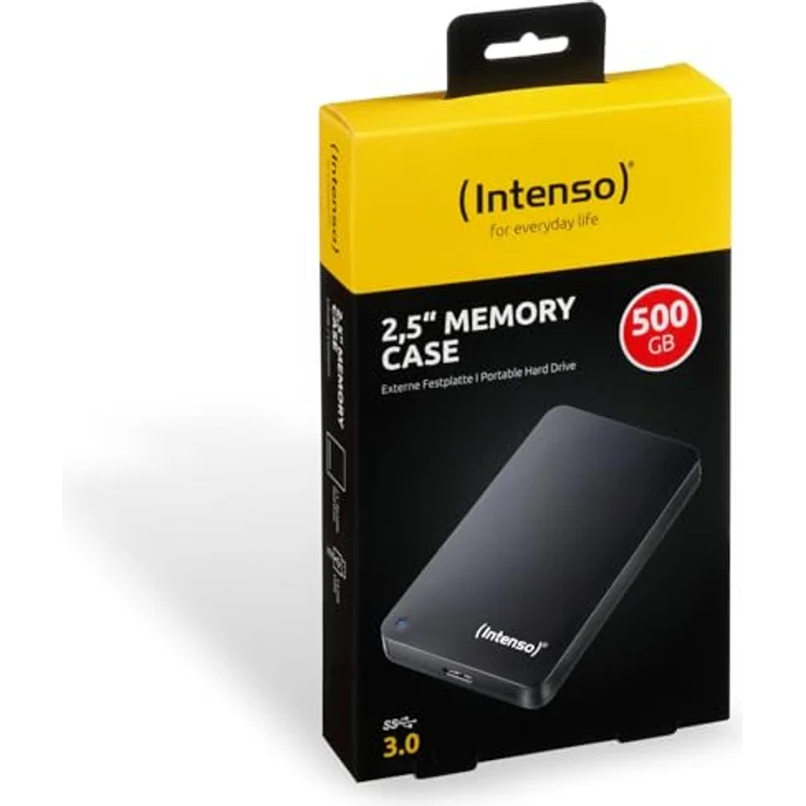 Intenso Memory Case 500 GB Externe Festplatte (6,35 cm (2,5 Zoll) 5400 U-min, 8 MB Cache, USB 3.0) schwarz – Bild 4