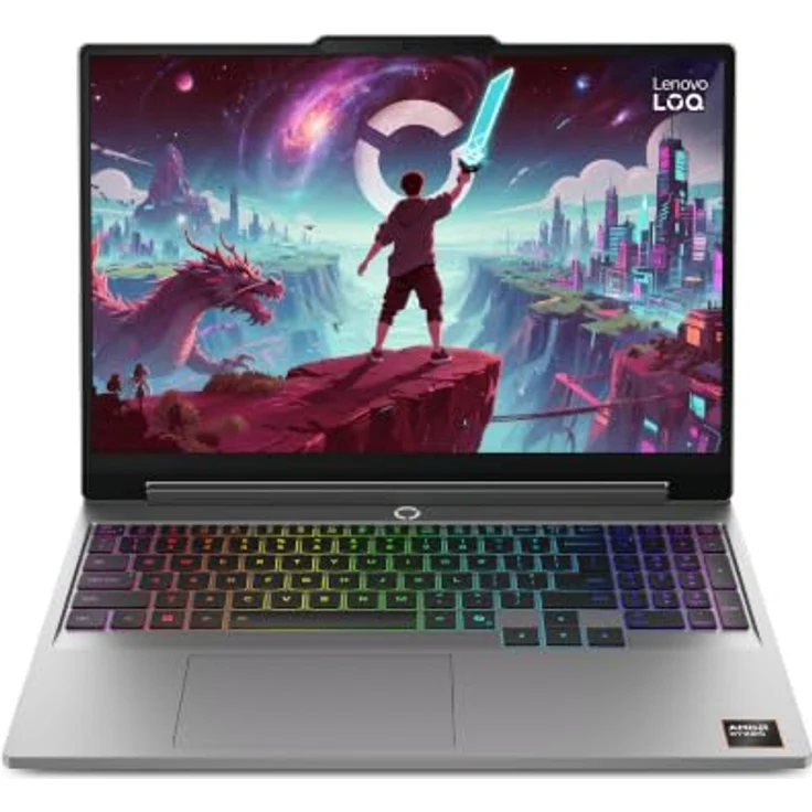 Lenovo LOQ 15AHP11, leistungsstarker Laptop mit Ryzen 7 Prozessor, 16 GB RAM und 512 GB SSD