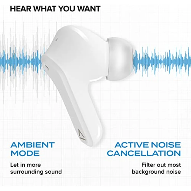 CREATIVE Zen Air Leichte, schweißbeständige True-Wireless In-Ear-Kopfhörer mit aktiver Geräuschunterdrückung, Bluetooth 5.0, IPX4, bis zu 6 Stunden pro Aufladung und 18 Stunden Gesamtspielzeit – Bild 2