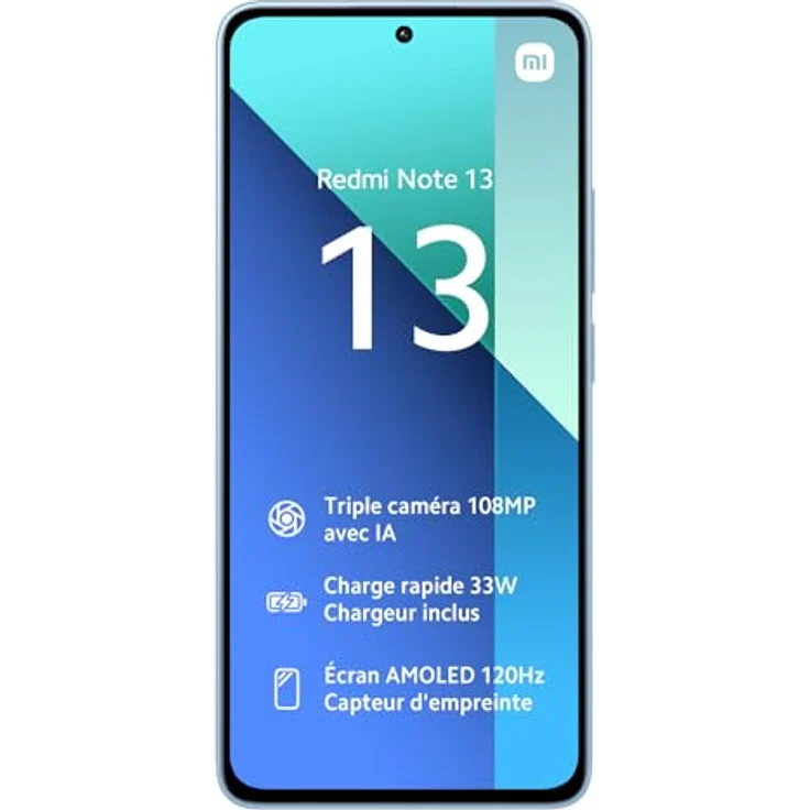 Xiaomi Redmi Note 13 4G, 8GB RAM, 256 GB Speicher, Ice blue – Bild 2