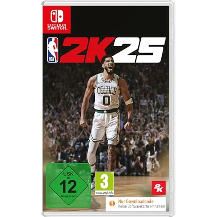 2K NBA 2K25 (Code in the Box) USK & PEGI [Nintendo Switch], verbessertes Gameplay, authentische Grafiken & immersive Spielmodi