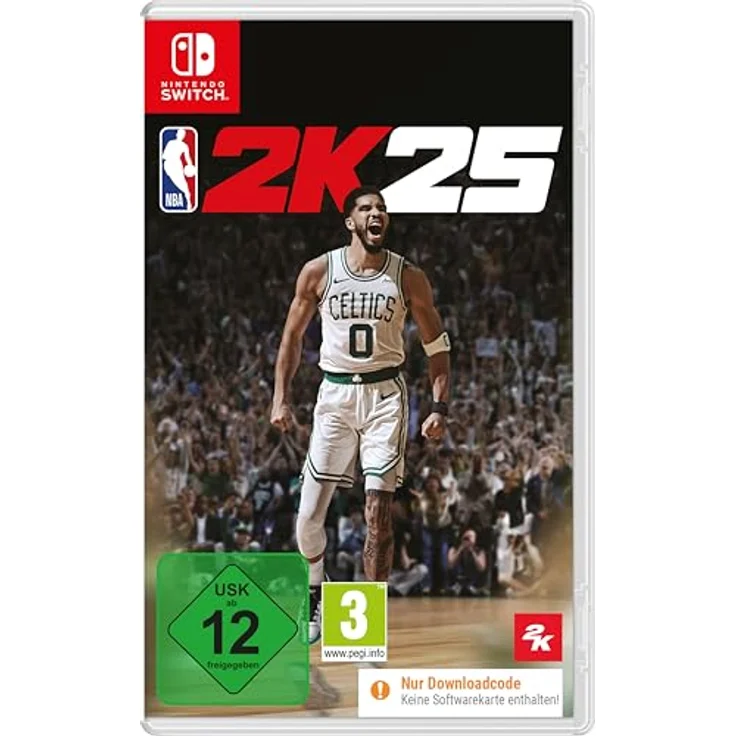 2K NBA 2K25 (Code in the Box) USK & PEGI [Nintendo Switch], verbessertes Gameplay, authentische Grafiken & immersive Spielmodi