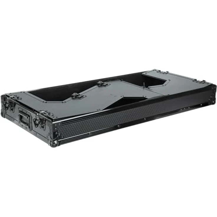 Showgear Portable Z-Style Table, tragbarer Tisch für DJs und Audioanwendungen mit Kabelmanagement, Schwarz – Bild 5