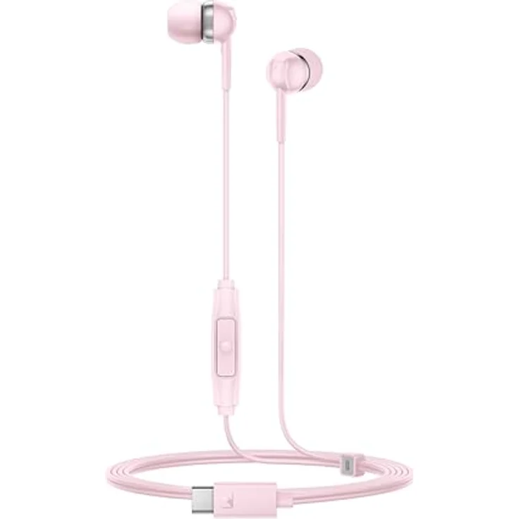 Sennheiser CX 80 U, In-Ear Kopfhörer mit klarer Soundqualität, rosa – Bild 3