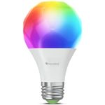 Nanoleaf Matter Essentials Glühbirne, Smarte RGBW E27 LED Lampe - Matter über Thread, Bluetooth 16 Mio. Farben LED Lampe, Bildschirm Sync, Funktioniert mit Google Home Apple, Deko und Gaming