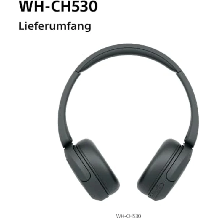 Sony WH-CH530, Kabellose Kopfhörer mit klarer Klangqualität, Schwarz – Bild 9