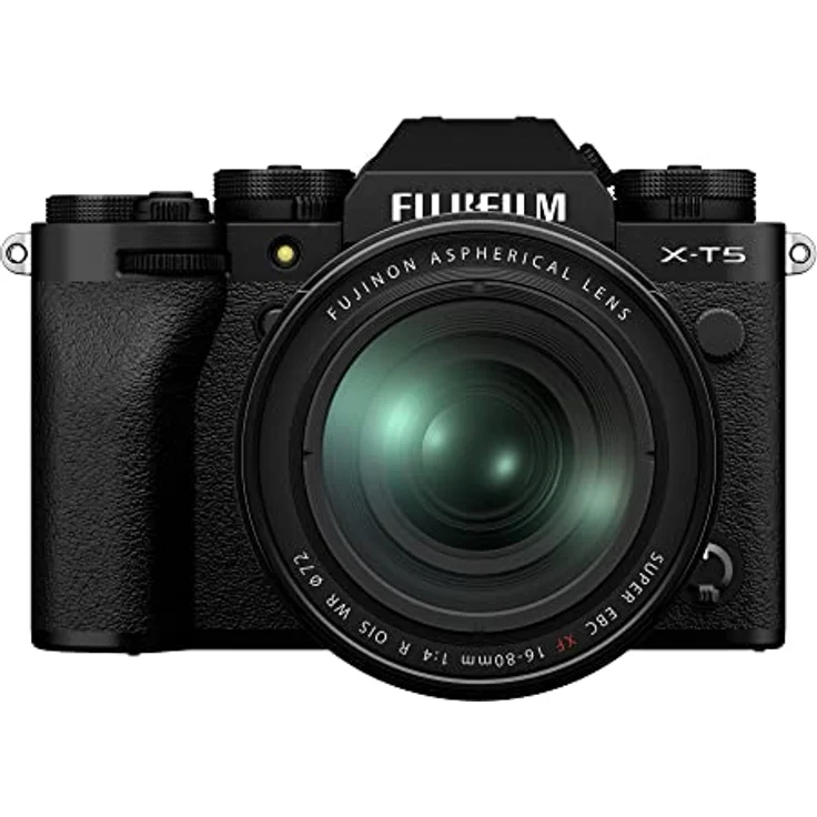 FUJIFILM X-T5 Kit, spiegellose Systemkamera mit 40,2 MP, FUJINON 16-80mm F4, 7,6 cm Touchscreen, WLAN, wetterfest – Bild 1