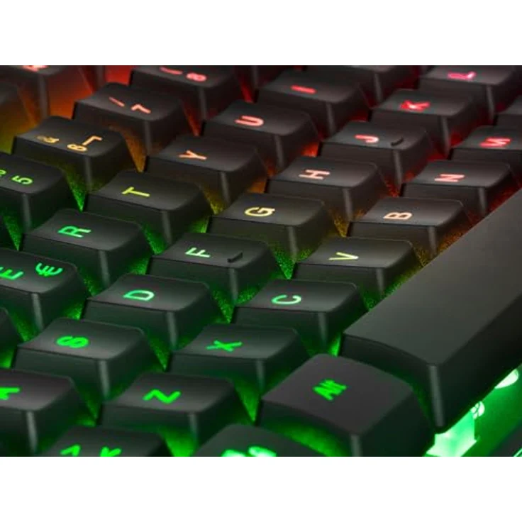 Mars Gaming MCPXBES, Combo H-Mech FRGB Tastatur, Ultralight Maus 10000DPI und XXL Mousepad, Schwarz – Bild 3