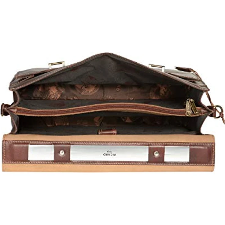 Picard Herren Aktentasche TOSCANA aus Rindsleder OneSize | mit Steckverschluss | Business, Schwarz – Bild 2