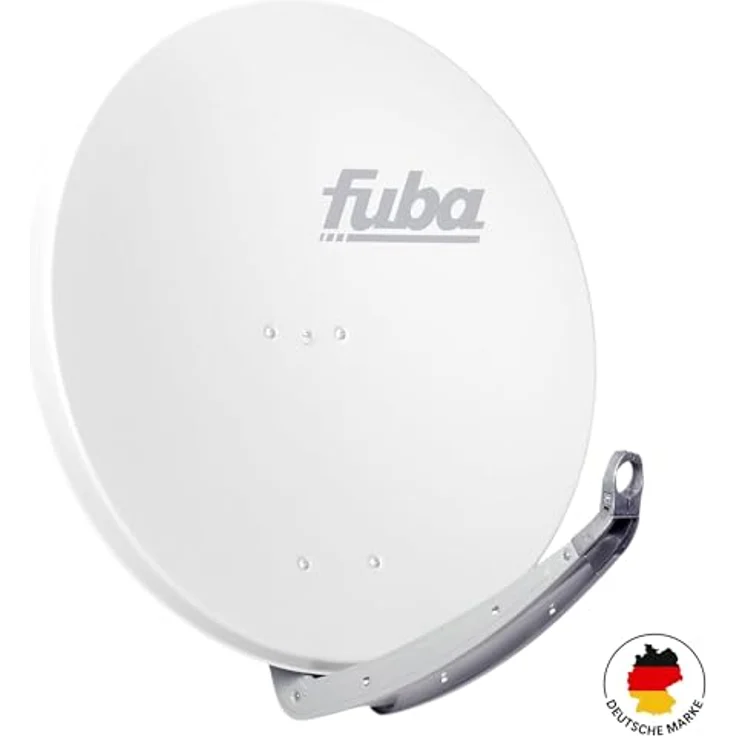 Premium X Satelliten-Komplettanlage Fuba DAA 780 W, Aluminium Satellitenschüssel in Weiß, Quad LNB schwarz, für 4 Teilnehmer, inkl. 8x F-Stecker – Bild 3
