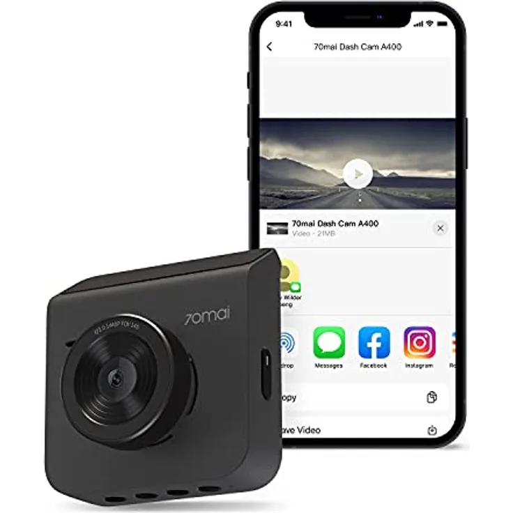 DASHCAM 145 DEGREE/A400 Grey 70MAI