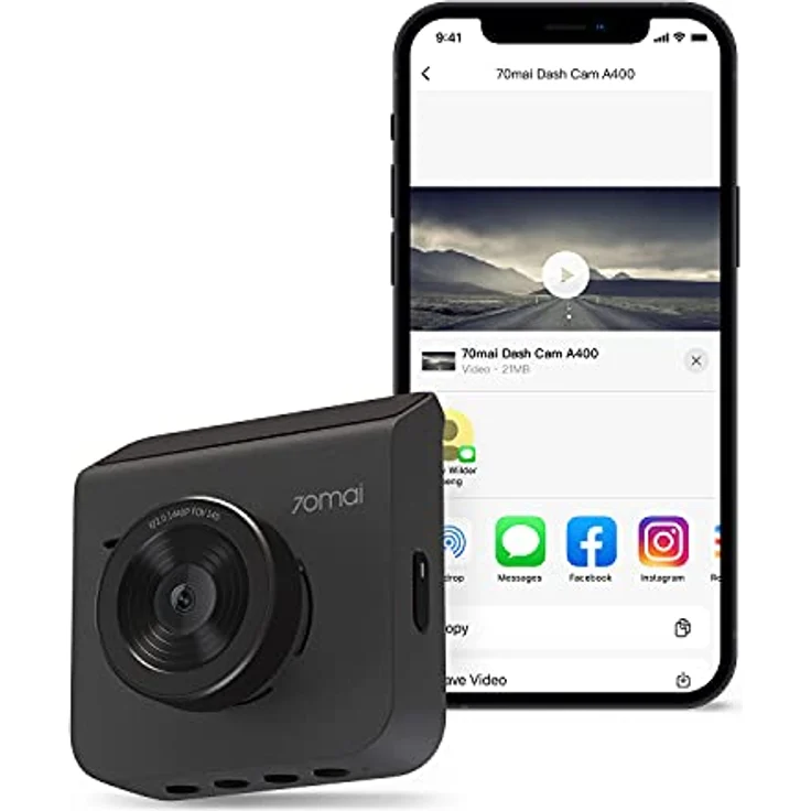 DASHCAM 145 DEGREE/A400 Grey 70MAI – Bild 1