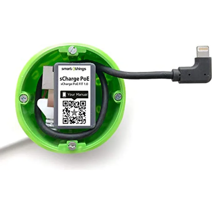 smart Things s28 L sCharge PoE FIT, PoE Stromversorgung für Strom und Daten, IEEE 802.3af/at/(PSE) für iPad 10.2, iPad Mini und iPhone