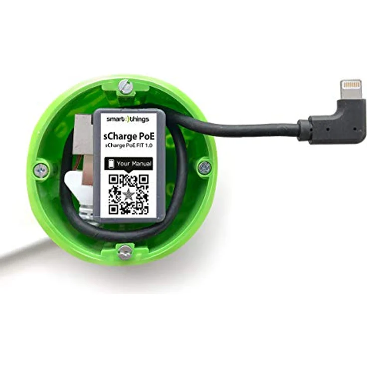 smart Things s28 L sCharge PoE FIT, PoE Stromversorgung für Strom und Daten, IEEE 802.3af/at/(PSE) für iPad 10.2, iPad Mini und iPhone – Bild 1