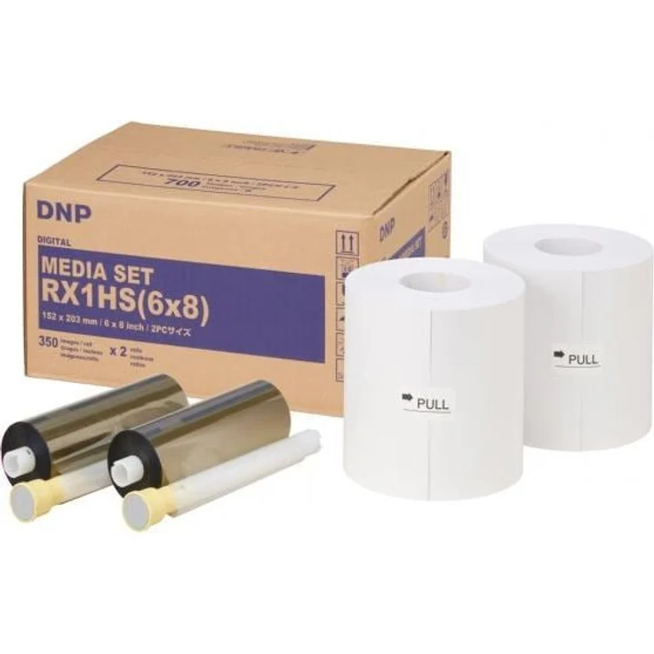 DNP, Kopierpapier, Papier DSRX1HS-6X8 2 Rollen à 350 St. 15x20 für DS-RX1HS – Bild 1