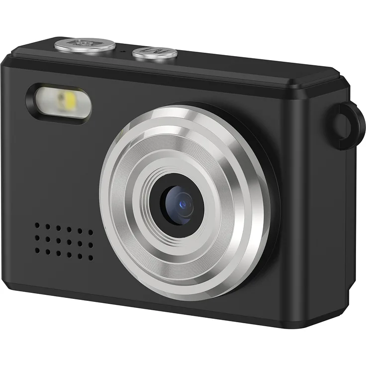Lixada Mini-Digitalkamera 1080P, tragbare HD-Video-Fotoaufnahme mit integriertem LED-Licht und Filtern, schwarz