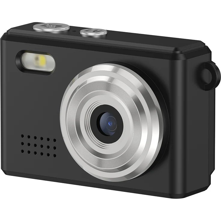 Lixada Mini-Digitalkamera 1080P, tragbare HD-Video-Fotoaufnahme mit integriertem LED-Licht und Filtern, schwarz