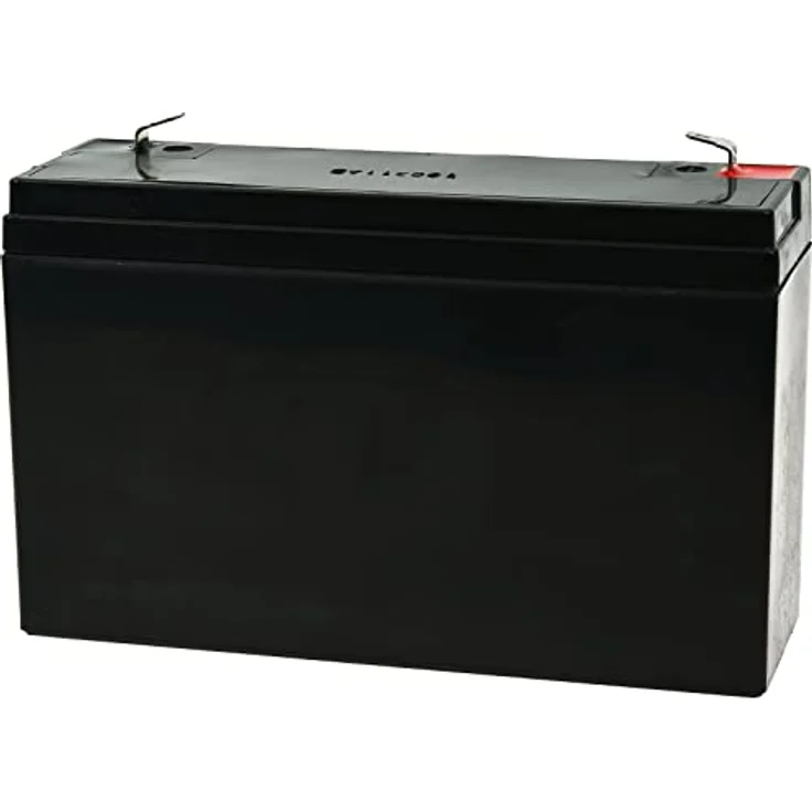 akku-net Blei-Gel-Akku für Kindermotorrad Kinderbuggy 6V 12Ah (ersetzt auch 10Ah), Lead-Acid, Schwarz – Bild 2