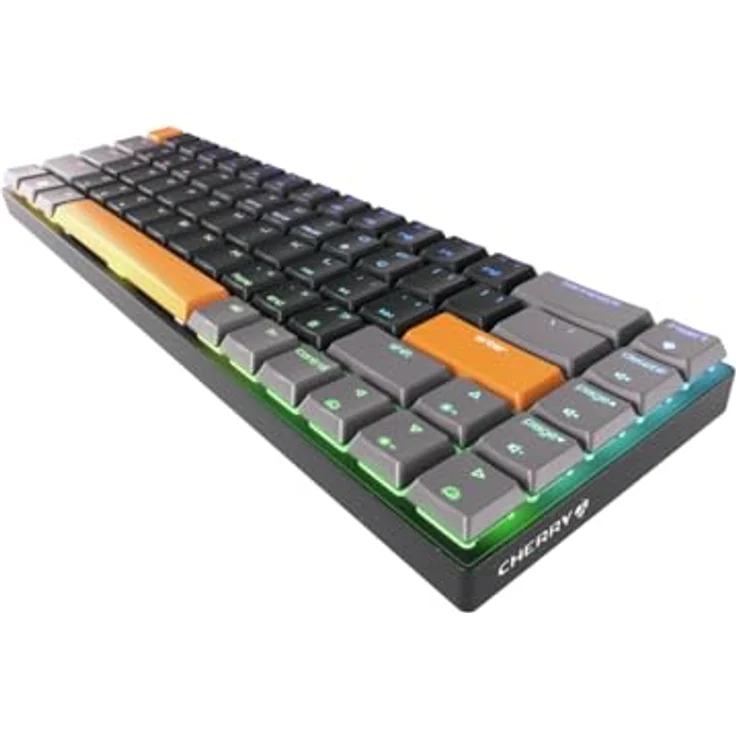 CHERRY MX-LP 2.1 Compact Wireless US-Layout schwarz (Eng. Int., Kabellos), Mechanische Tastatur, Schwarz – Bild 3
