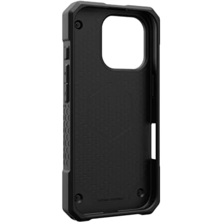 URBAN ARMOR GEAR Monarch Pro Case für Apple iPhone 16 Pro, Kevlar blau (Wireless Charging/Magnetische Aufladung kompatibel, 5-Schichten Schutz) – Bild 5