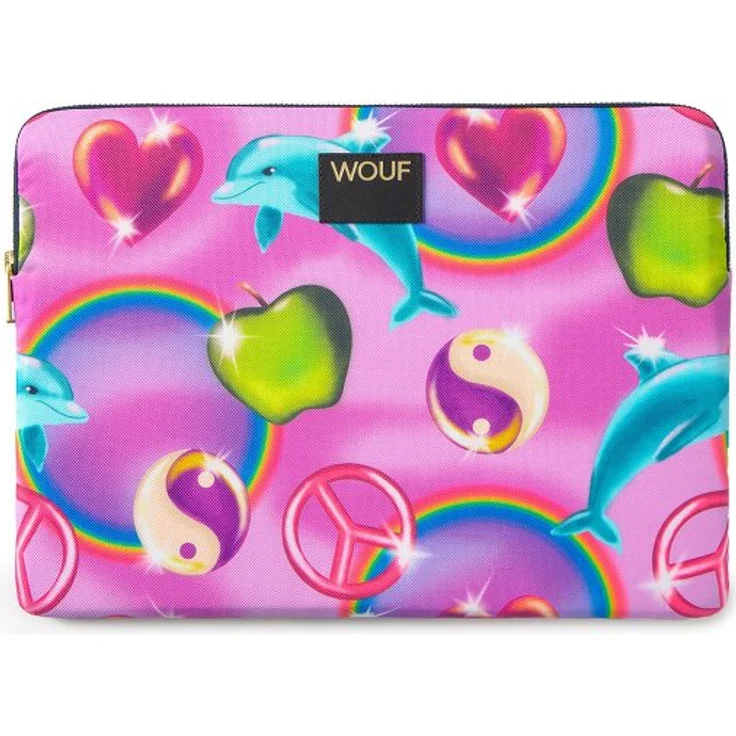 Wouf Daily Laptophülle 32.5 cm, pink, 100% Polyester, schlankes Design
