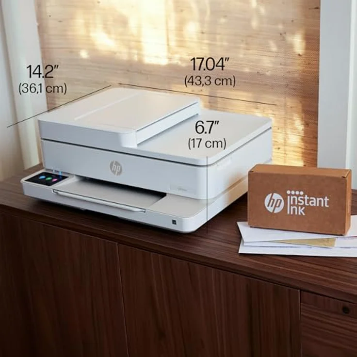 HP ENVY 6520e, Multifunktionsdrucker mit 6 Monaten gratis HP Instant Ink, Wi-Fi, Mobiler Faxversand, Touchscreen, inkl. automatischem Vorlageneinzug - Schwarz – Bild 4