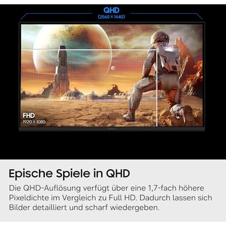 Samsung 27" Odyssey G50F, QHD Gaming Monitor mit 180Hz, 1ms Reaktionszeit und Fast IPS Panel – Bild 7