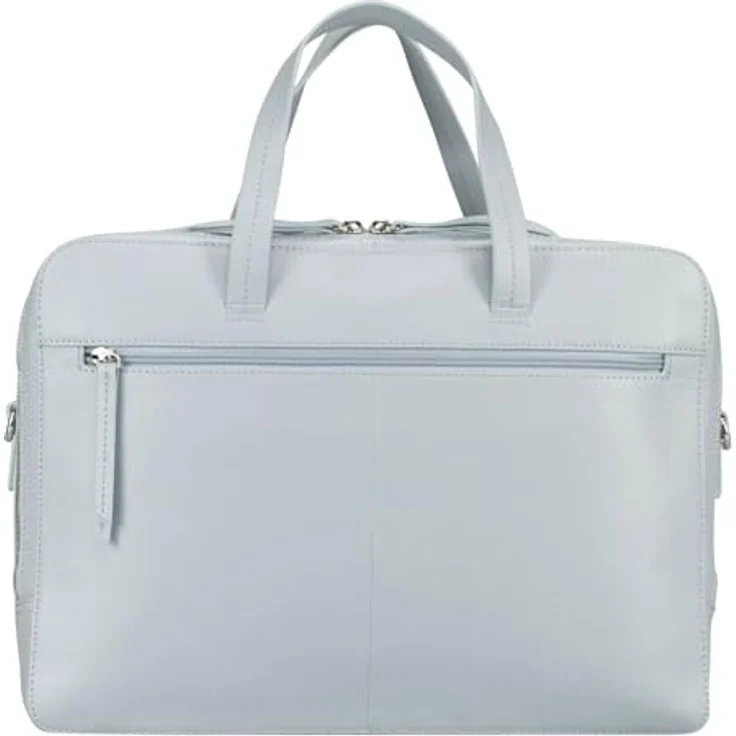 Jost Arva Aktentasche, 100% Leder mit Laptopfach, 36 cm, blau – Bild 3