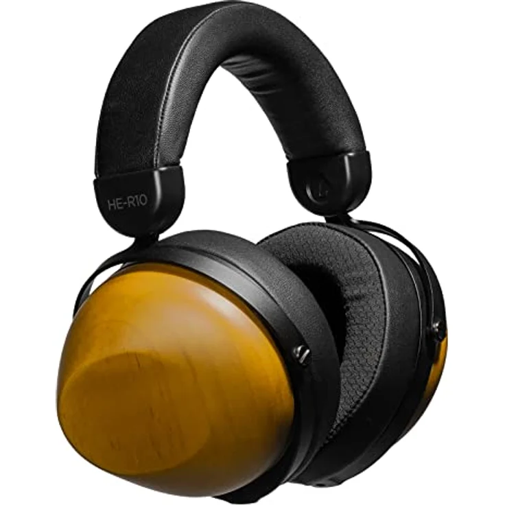 HIFIMAN HE-R10D, HiFi Geschlossene Dynamische Kopfhörer mit R2R DAC und Bluetooth-Adapter, 50mm Treiber, CNC-Schnitzkunst aus Holz und Aluminium – Bild 2