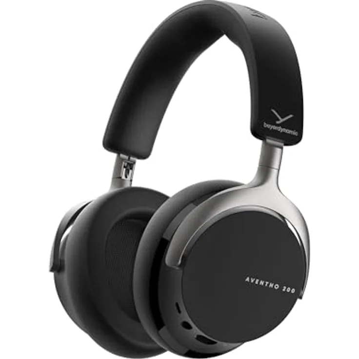 beyerdynamic AVENTHO 200, Wireless Over-Ear Kopfhörer mit ANC, Transparenzmodus, über 60 Stunden Akkulaufzeit, schwarz