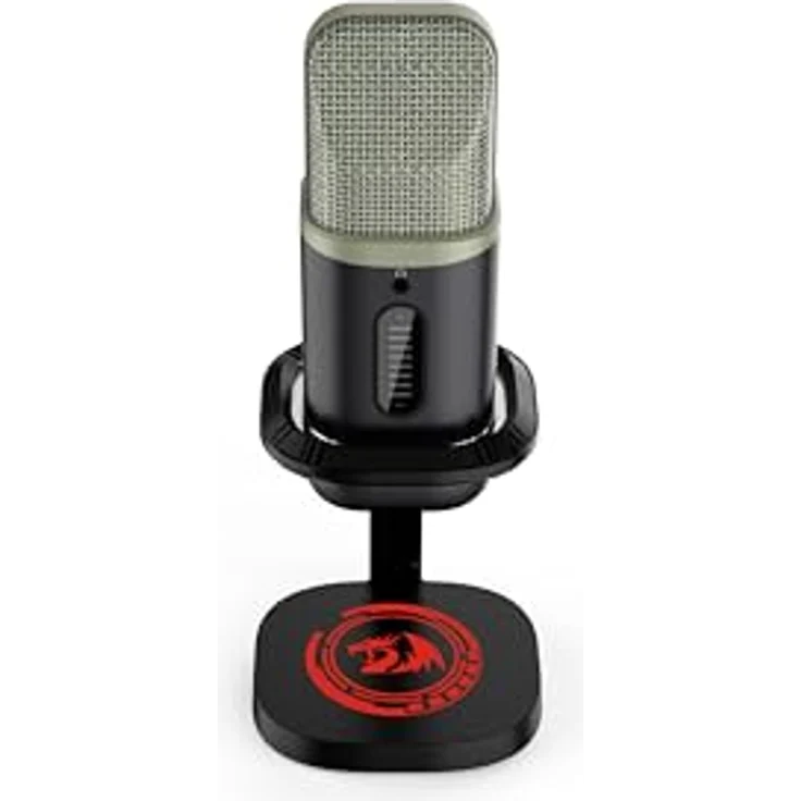 Redragon GM305 ECHOWAVE, Mikrofon mit RGB-Beleuchtung, Niere und Omnidirektional, USB-C Anschluss, hohe Abtastrate bis 192 kHz, Touch-Lautstärkeregelung – Bild 6