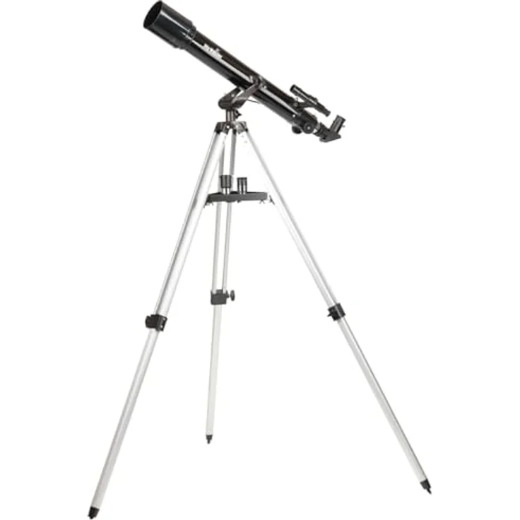 Skywatcher Mercury-707 (70mm (2,75 Zoll), f-700) Refraktor Teleskop Silber – Bild 2