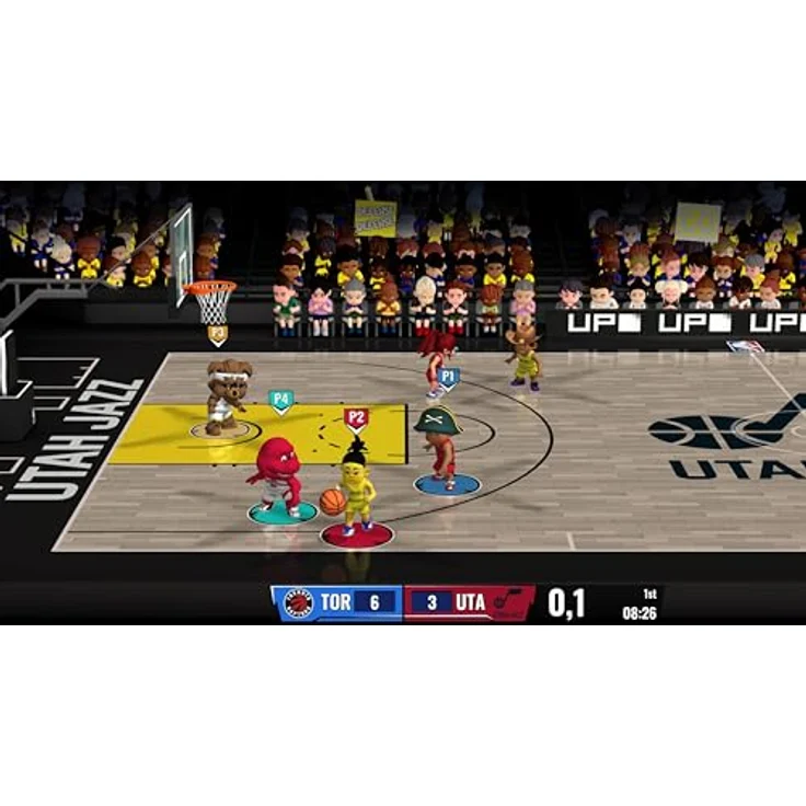 Outright Games NBA Bounce, PS5 Basketballspiel mit 30 offiziellen NBA-Teams, lokalem Koop-Modus und personalisierbaren Teams – Bild 6