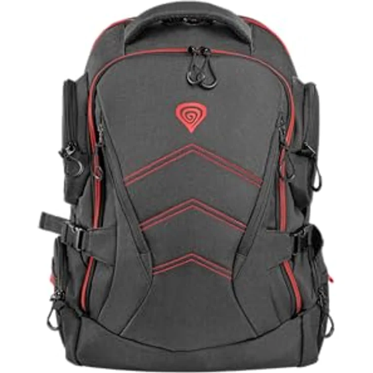 Genesis Pallad 550, Gaming-Laptoptasche für Laptops bis 17,3 Zoll, wasserdicht, robustes 1680D-Polyester, Unisex Rucksack für Uni und Arbeit – Bild 2