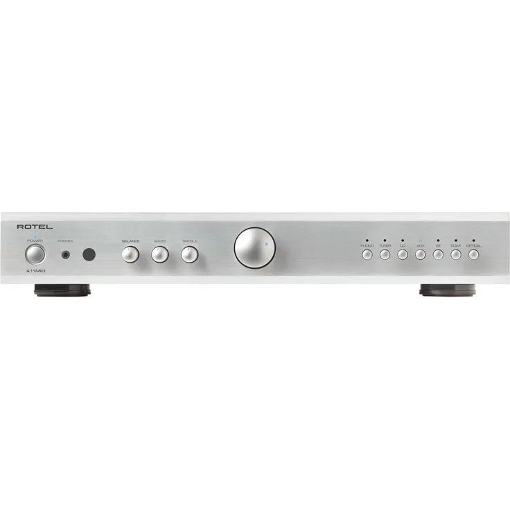 Rotel A11MKII Vollverstärker mit 50 Watt/Class-A/B Leistung, Bluetooth® aptX™ HD und Phono-Vorverstärker