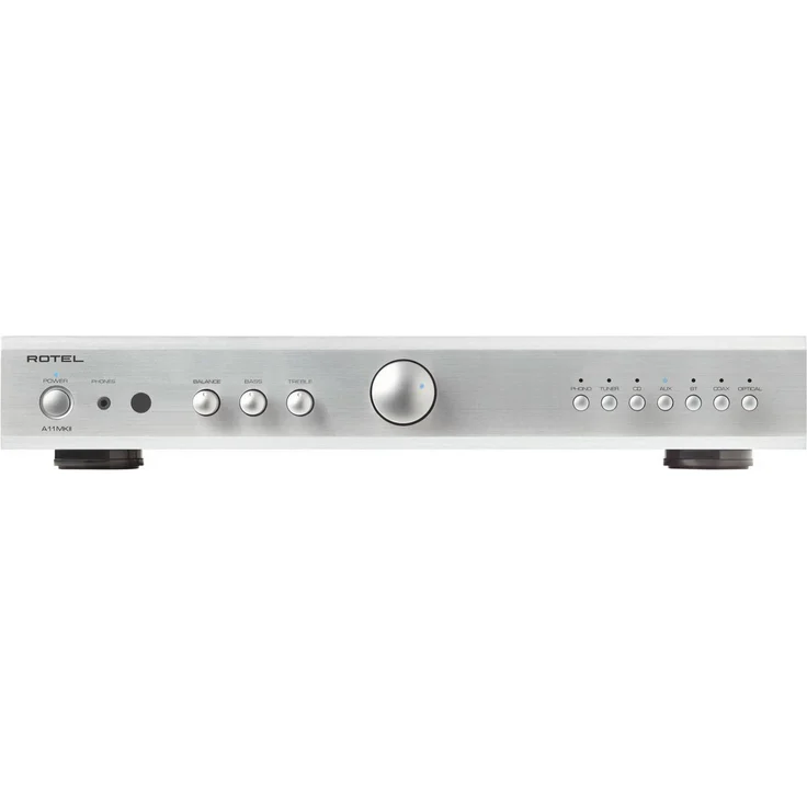 Rotel A11MKII Vollverstärker mit 50 Watt/Class-A/B Leistung, Bluetooth® aptX™ HD und Phono-Vorverstärker