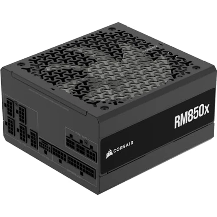 Corsair RM850x Vollständig modulares, geräuscharmes ATX-Netzteil in Schwarz - Cybenetics Gold-Effizienz, ATX 3.1-kompatibel, PCIe 5.1-Unterstützung - Preisvergleich – Bild 1
