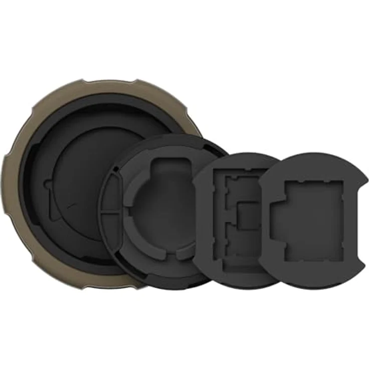 PolarPro Defender Pro Objektivdeckel, Wüste, robuster Schutz für 70-80mm Objektive mit verstecktem Speicher für AirTag oder SD-Karten – Bild 5