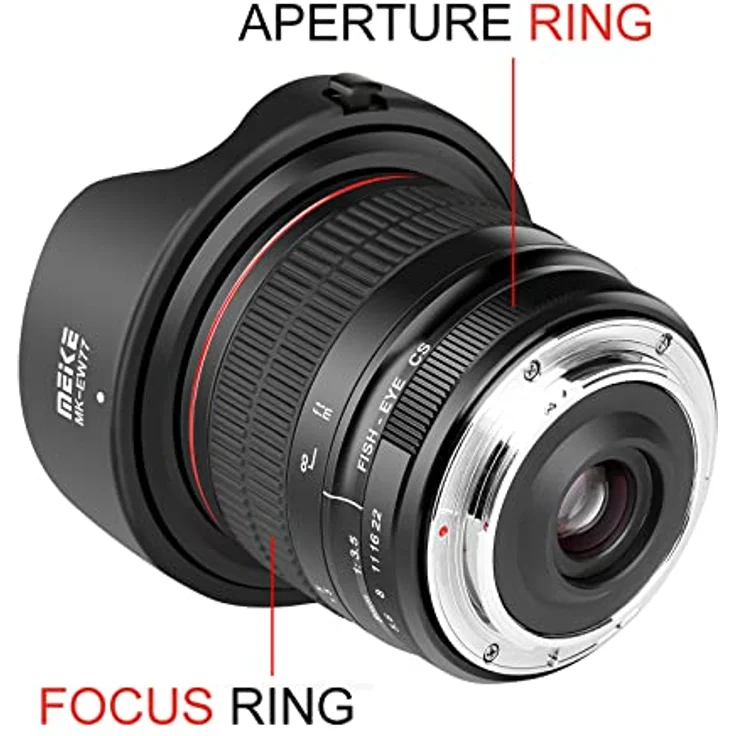 Meike F3,5/8 mm Zirkular Fisheye Nikon F Objektiv – Bild 4