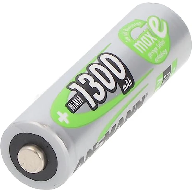 Ansmann maxE HR06 Mignon AA NiMH-Akku, 1300 mAh, 1.2 V, 1 Stück – Bild 2