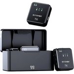 BlitzWolf BW-SX63, Wireless Mikrofon mit DSP-Geräuschunterdrückung, 1000mAh Akku, omnidirektional, schwarz