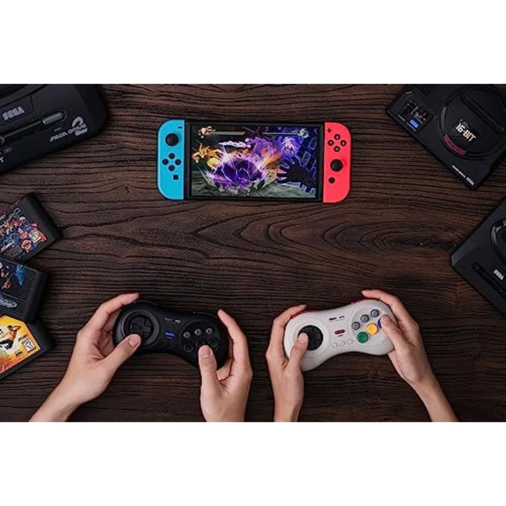 8bitdo M30 Bluetooth Controller, Gaming Controller für Switch, Raspberry Pi 3, Android und Windows, Weiss, mit Turbo-Funktion und wiederaufladbarer Batterie – Bild 6