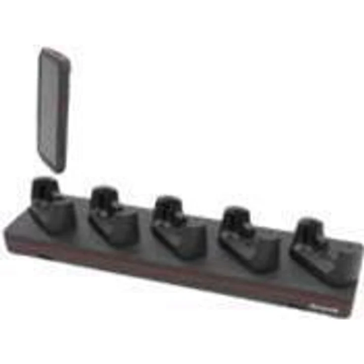 Honeywell CT45 Non-booted 5 Bay Ladeständer, Dockingstation für CT40 XP, CT45, CT45 XP, fünf Ausgänge, robuste Bauweise, inkl. externem Netzkabel für Europa
