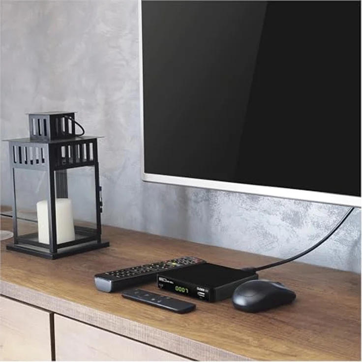 EMOS DVB-T2 HD Receiver H.265 HEVC, Full HD mit USB, HDMI, SCART, PVR, Mediaplayer und EPG Funktion, Infrarot-Sensor, 1080p – Bild 5