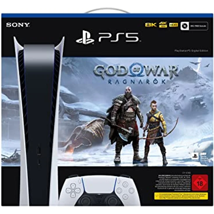 Playstation 5 Digital inkl. God of War Ragnarök (DownloadCode)  – Bild 2